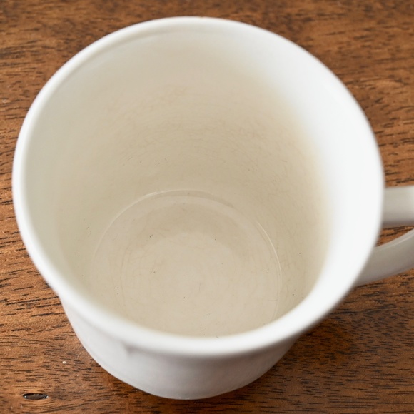 1970s J & G Meakin Heirloom White Ironstone Flat Tea Cups, Replacement | England - Picture 3 of 10